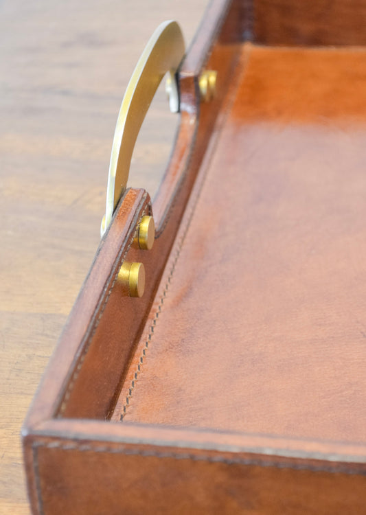 Arthur Leather Tray