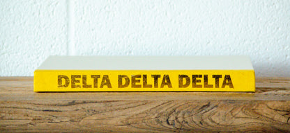 Gold Letter Sorority Decorative Books