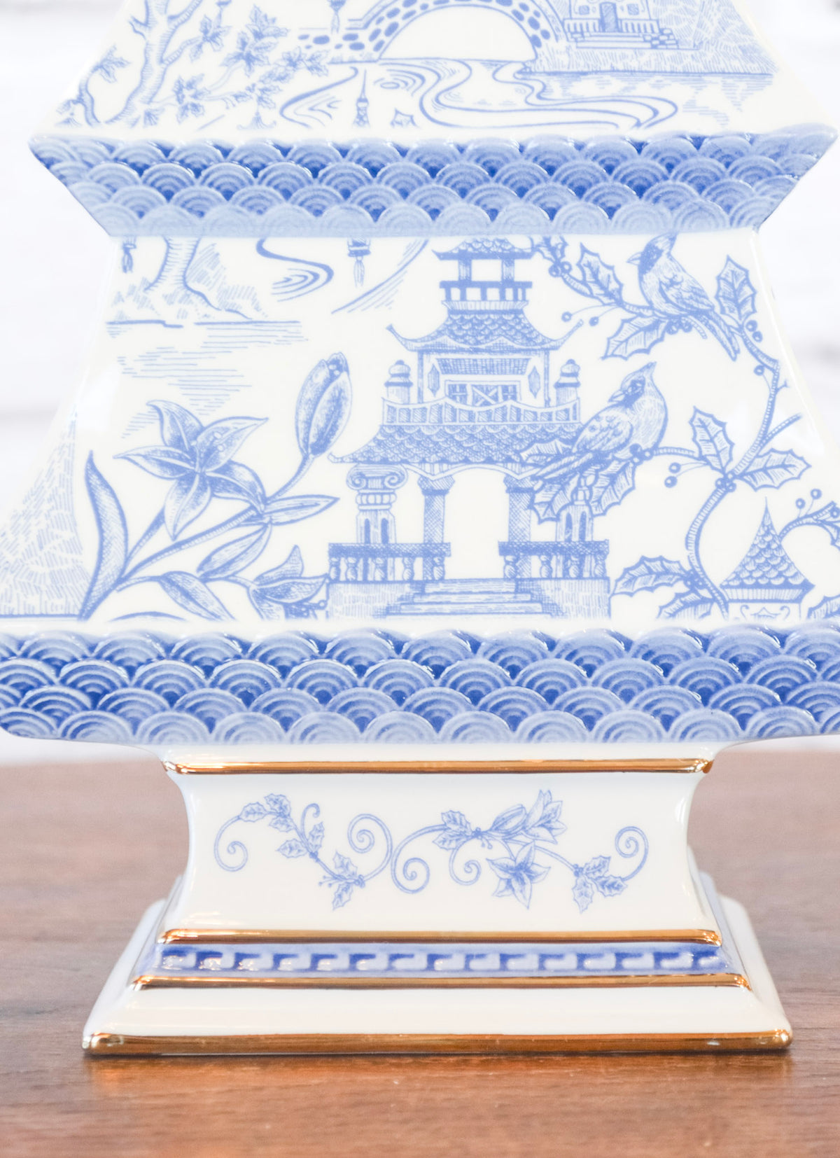 White & Blue Dolomite Christmas Tree