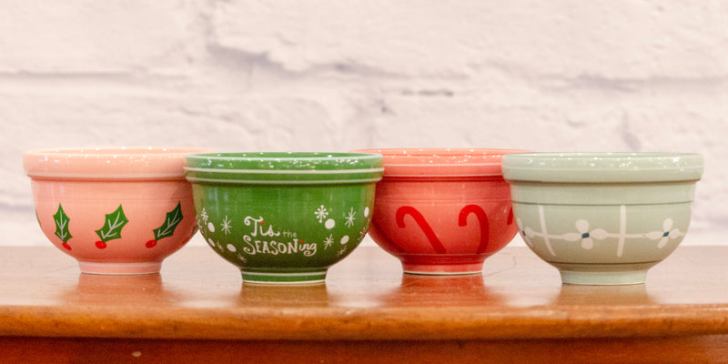 Festive Stoneware Bowls