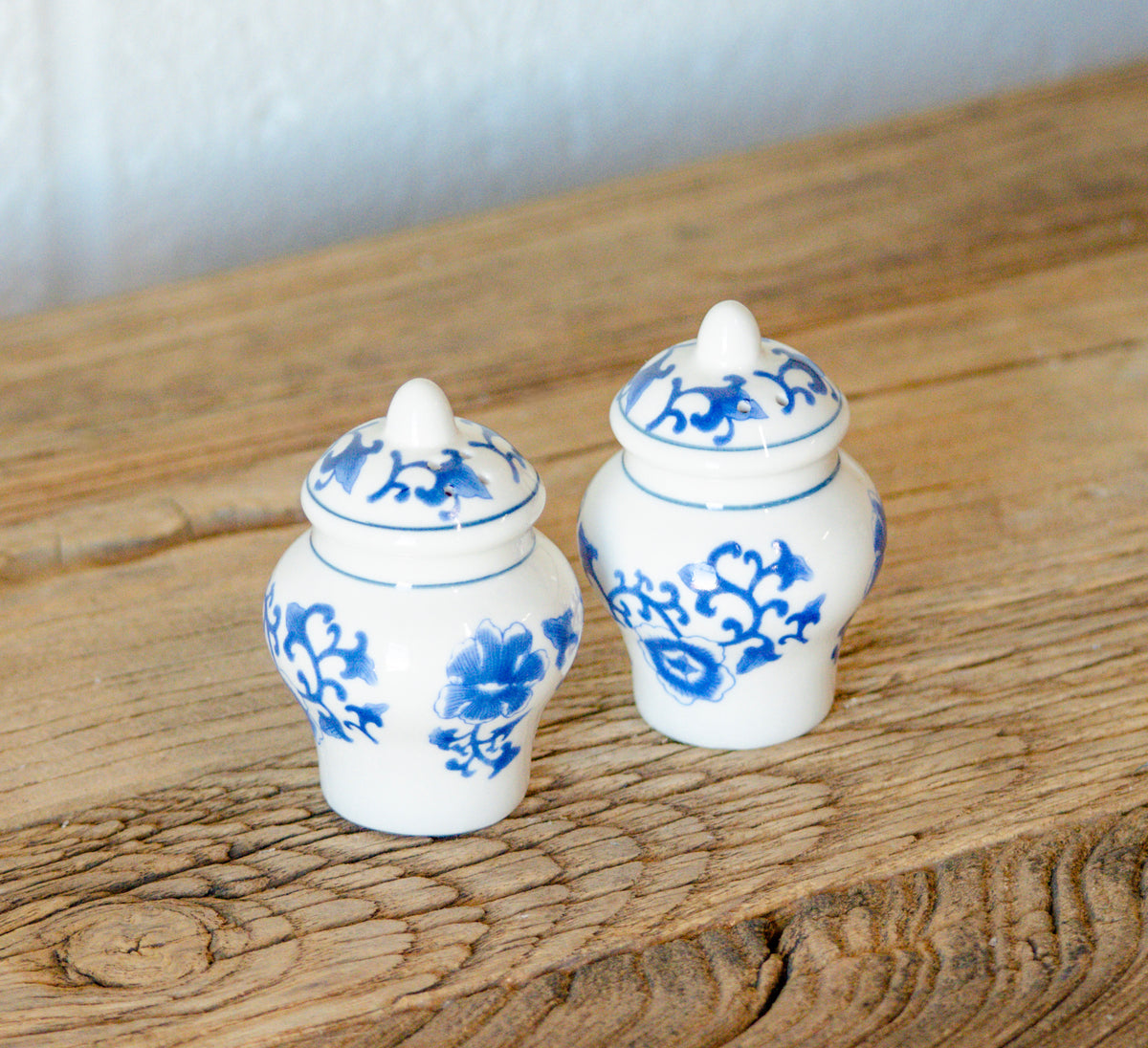 Mini Ginger Jar Salt & Pepper Shaker Set