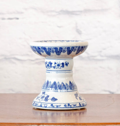 Classic Blue & White Candle Holder