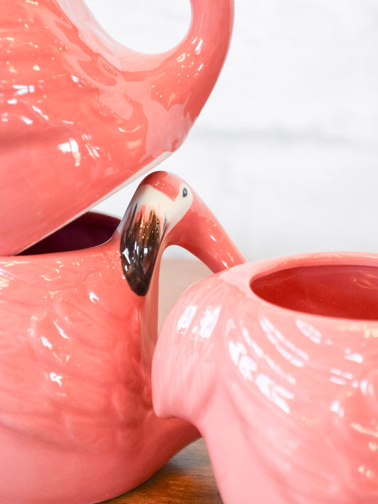 Stoneware Flamingo Mug