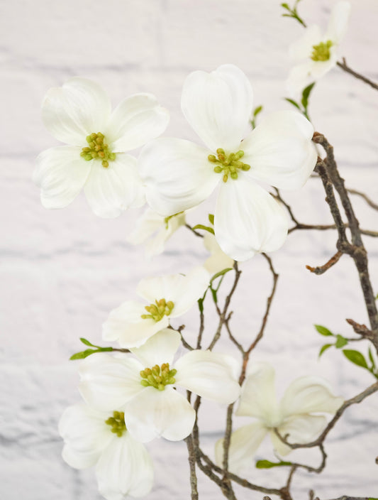 Faux Dogwood Blossom Stem