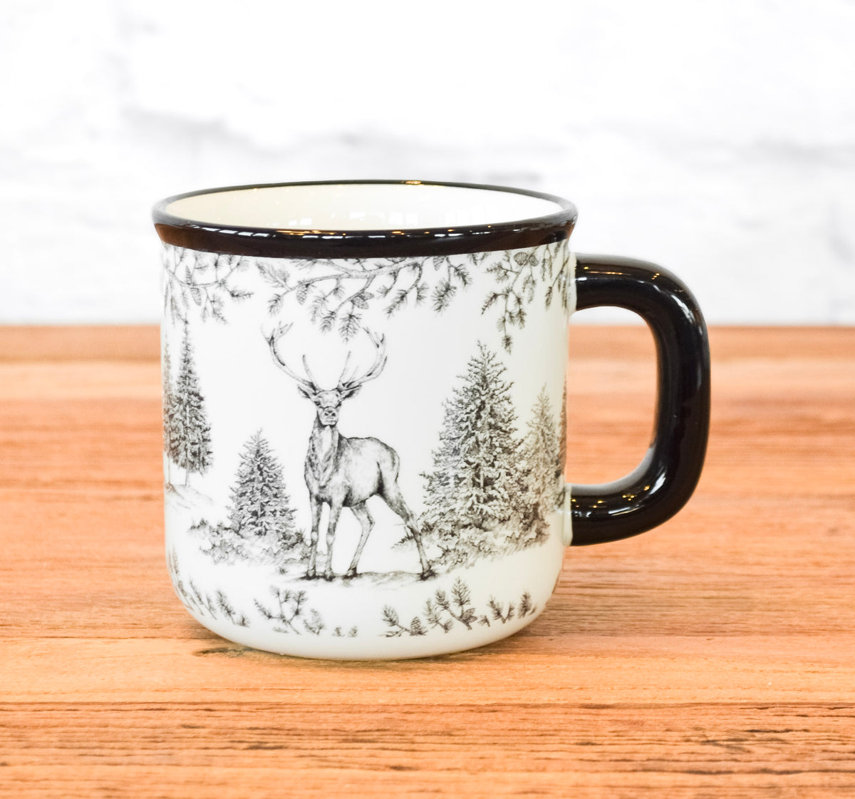 Winter Deer Ceramic Dinnerware Collection