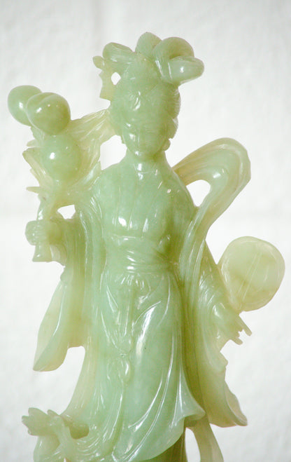 1920's Oriental Jade Statue