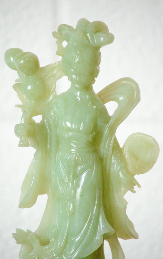 1920's Oriental Jade Statue