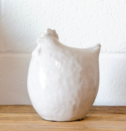 Stoneware Hen Figure