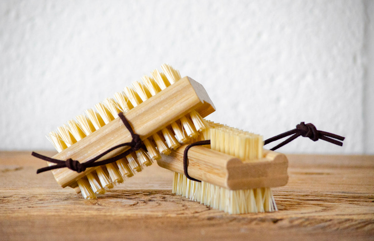 Double Sided Bamboo Dish Brush