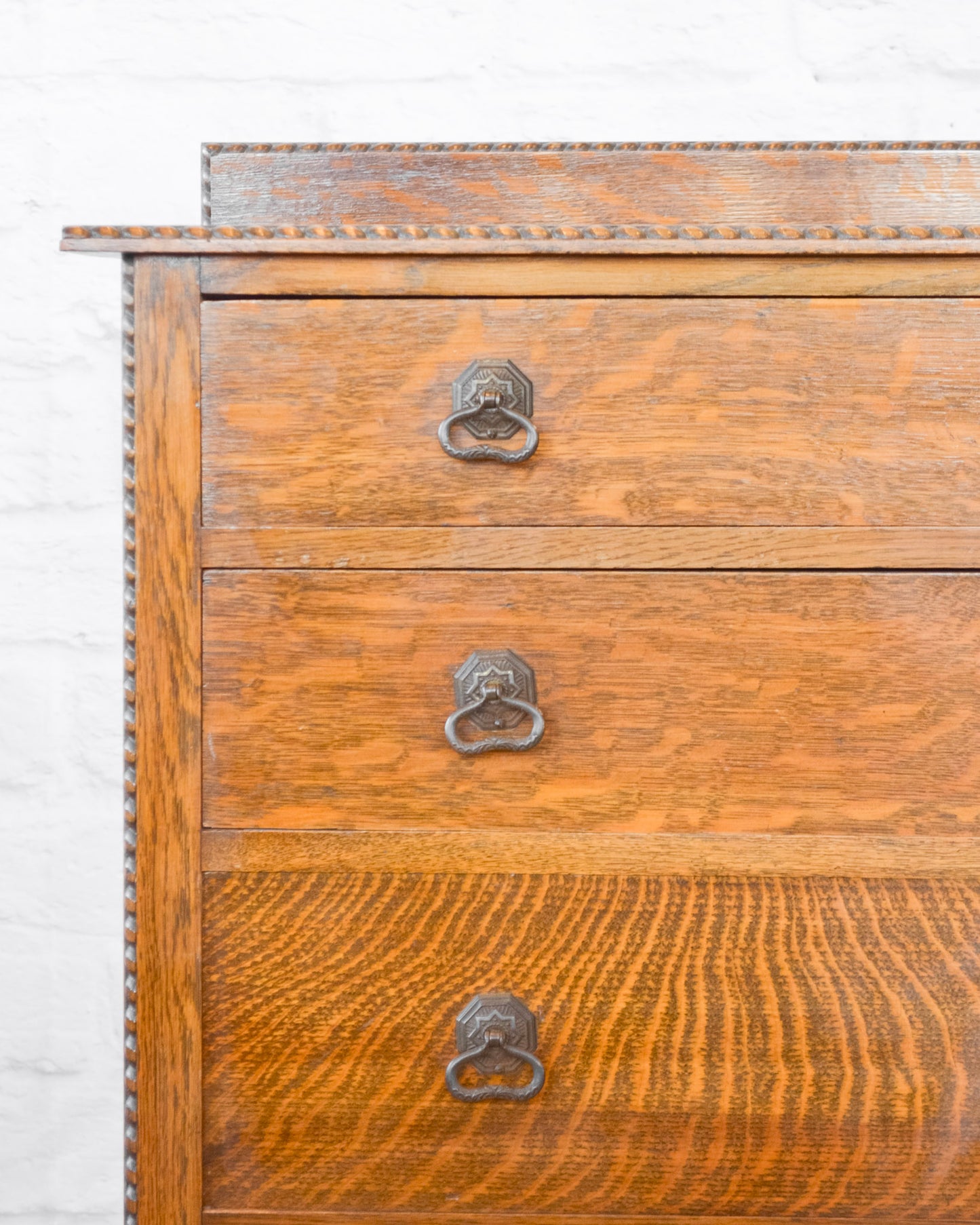 English Oak Four Drawer Chest