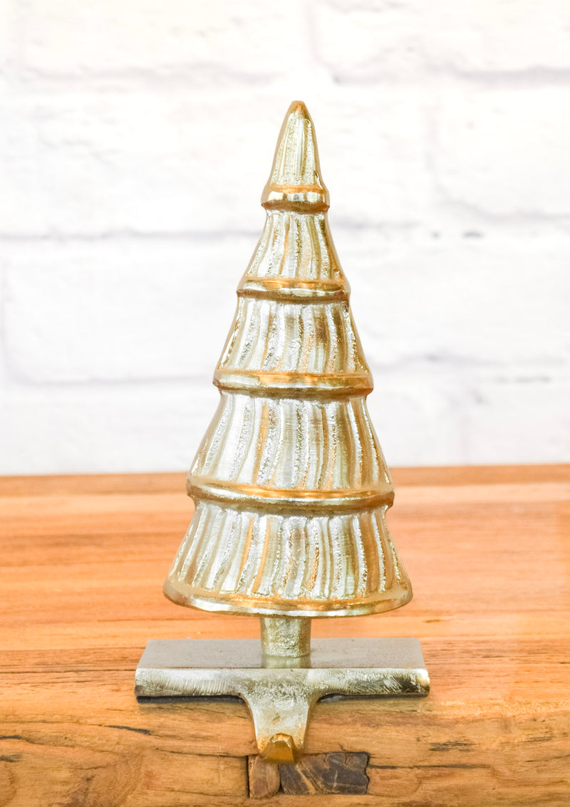 Metal Christmas Tree Stocking Holder