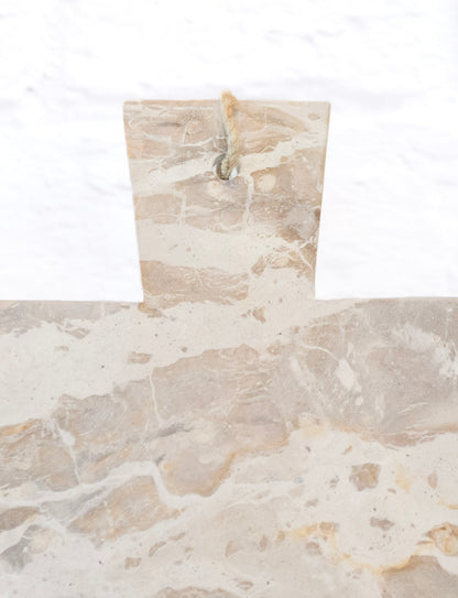 Natural Marble & Wood Cheese Board