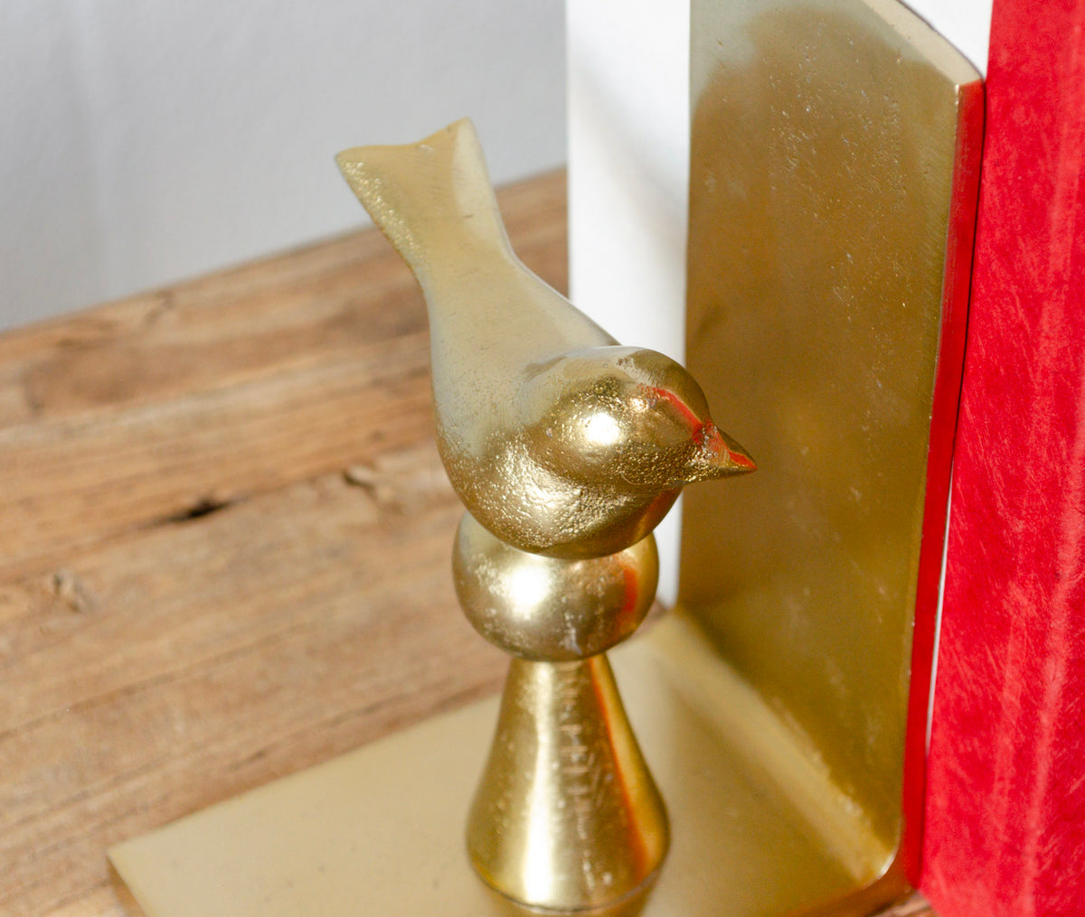 Goldfinch Abstract Bird Bookends