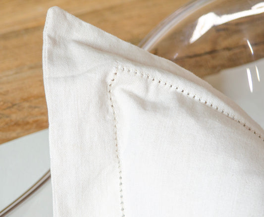 Hemstitch Throw Pillow