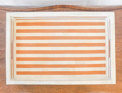 Cabana Resin & Bone Inlaid Tray