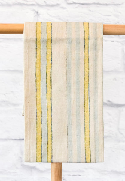 Vintage-Inspired Patterned Cotton Tea Towel