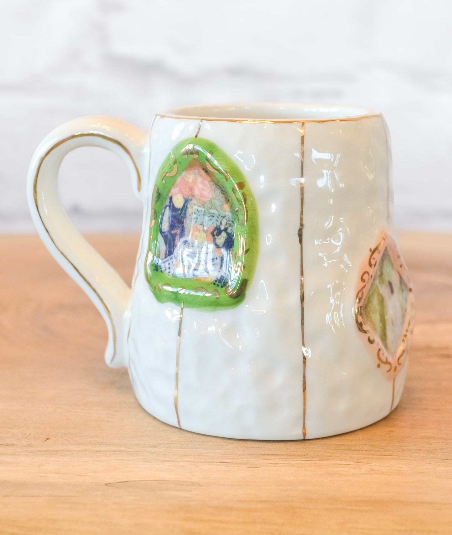 Whimsical Picture Frame Mug