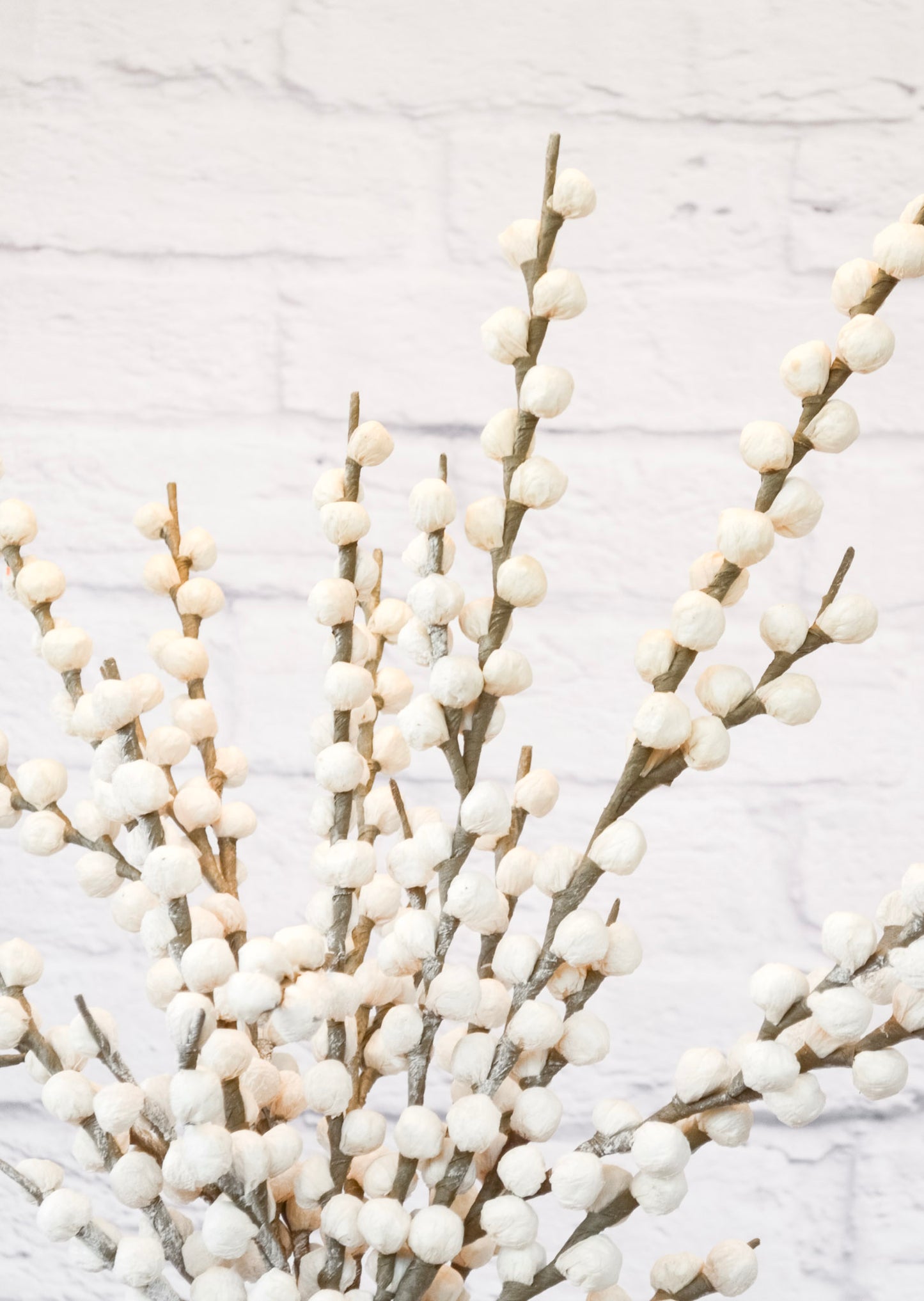 Faux White Seed Stem