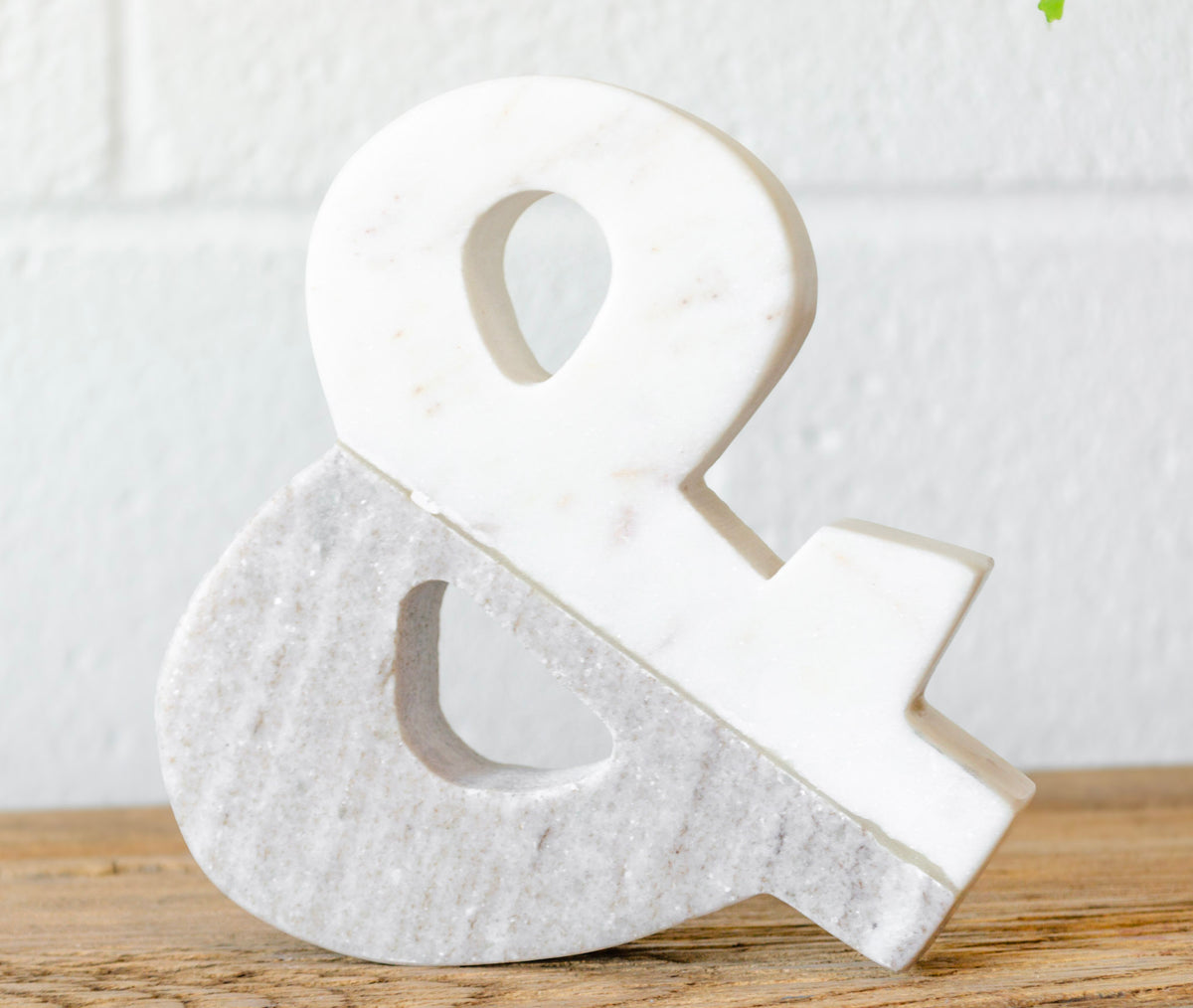 Ampersand Marble Statue