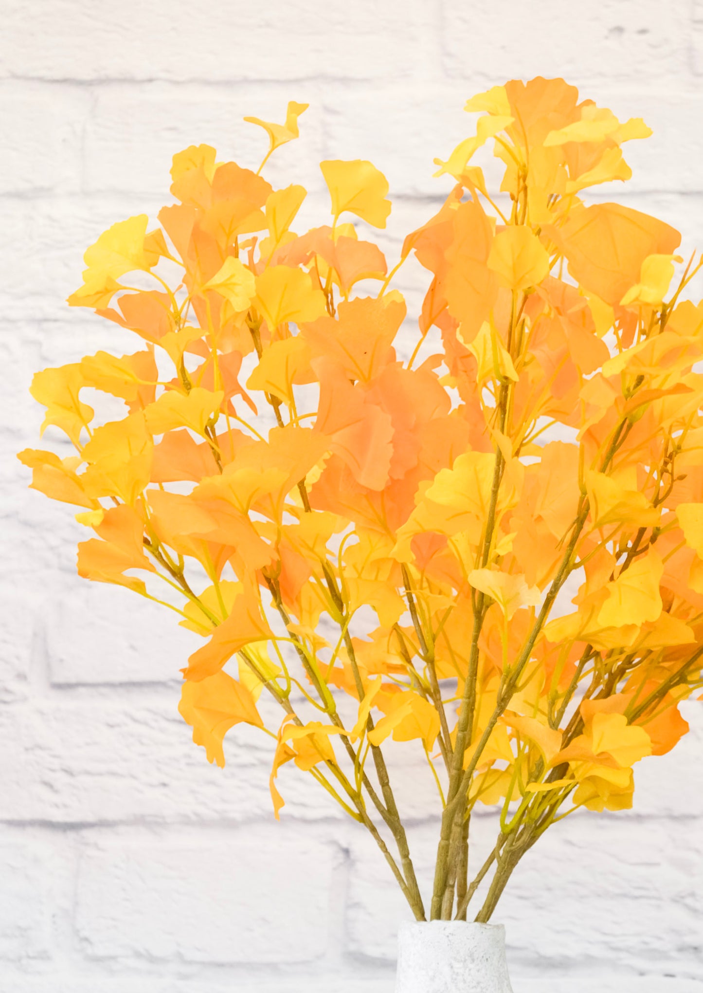 Faux Golden Ginkgo Stem