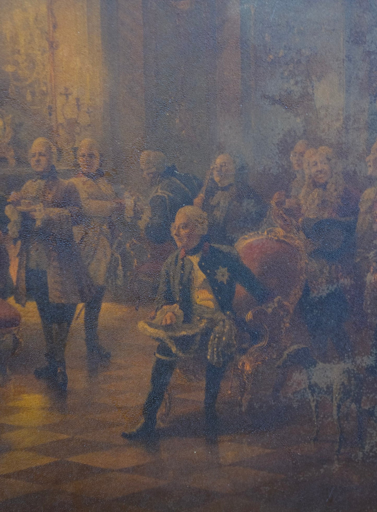 Tilt Top Pedestal Mahogany Table