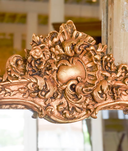 Rococo Gilt Framed Beveled Mirror