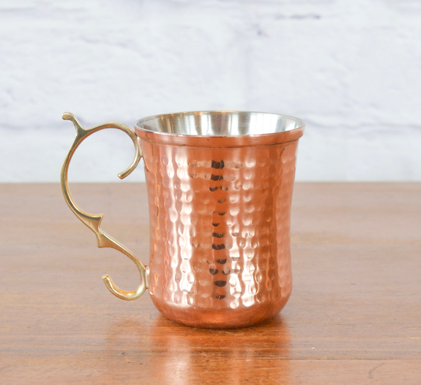 Copper Hammered Stainless Steel Mug