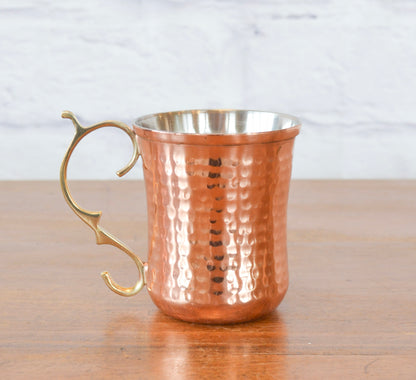 Copper Hammered Stainless Steel Mug