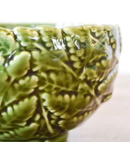 Ceramic Fern Leaf Bowl