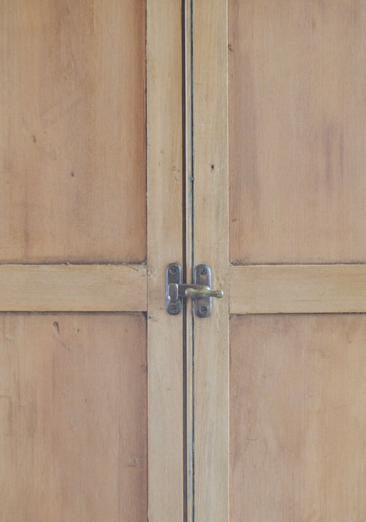 Rustic Pine Kitchen Cabinet