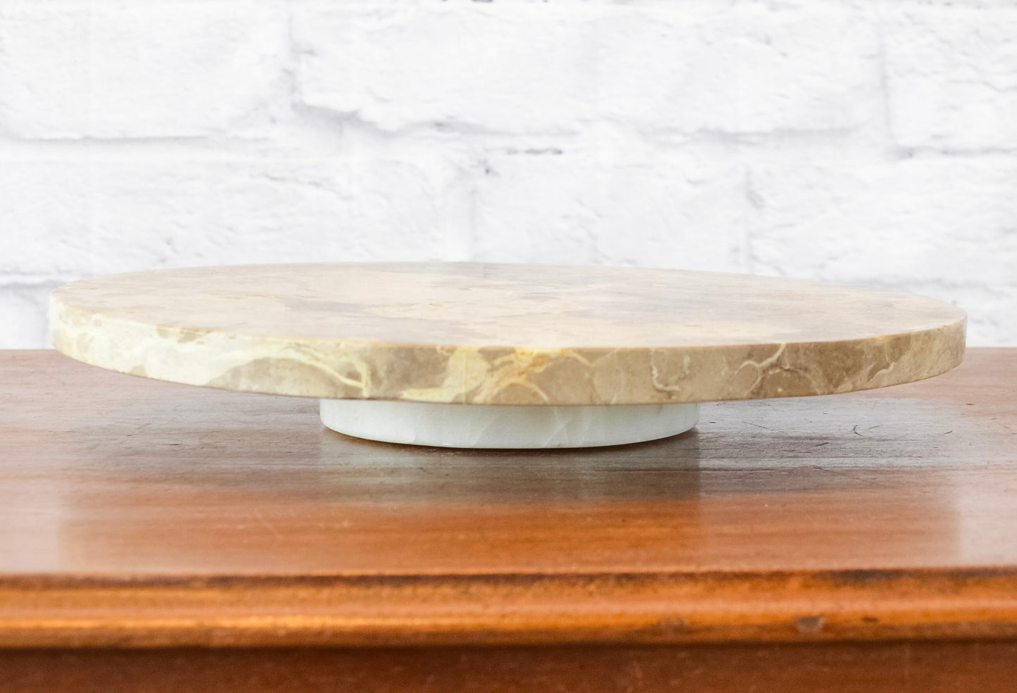 Neutral Marble Lazy Susan