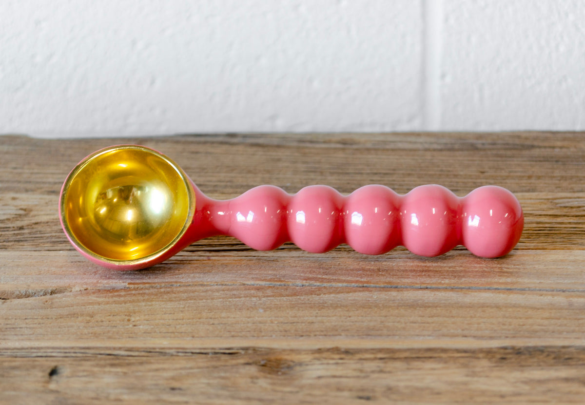 Pink Enameled Ice Cream Scoop