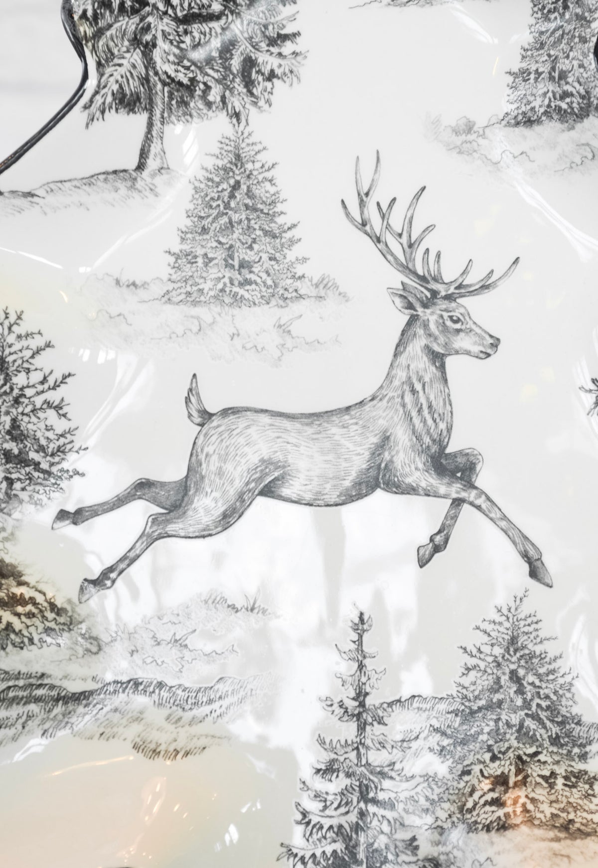 Winter Deer Ceramic Dinnerware Collection