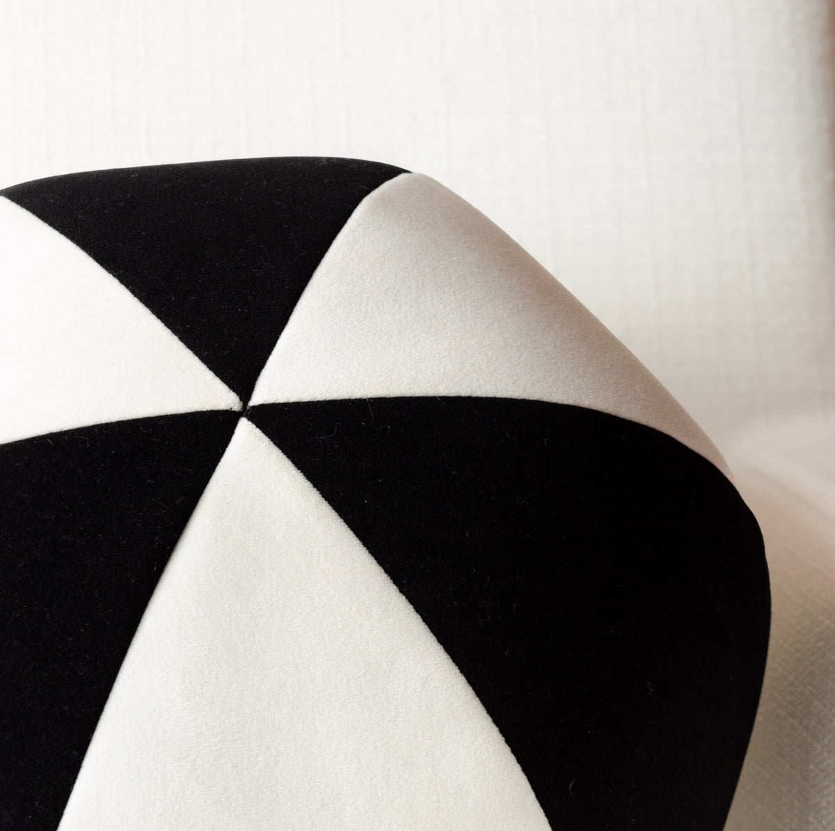 Bicolor Posh Ball Accent Pillow