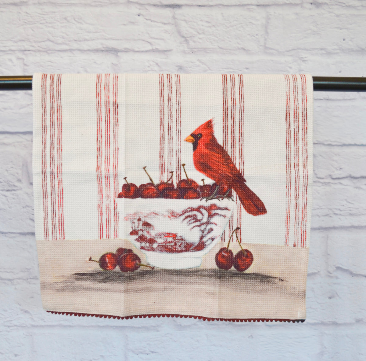 Bird & Berry Tea Towel