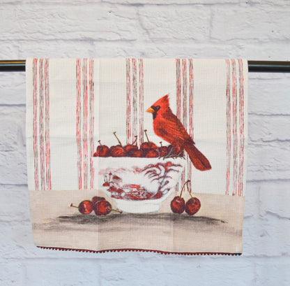 Bird & Berry Tea Towel