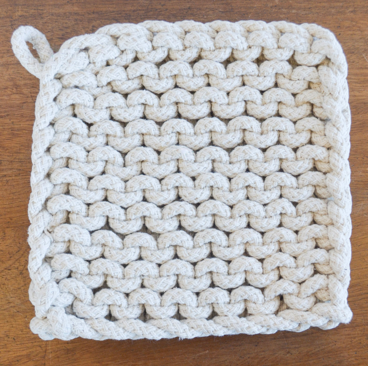 Forest & Stone Crochet Pot Holders