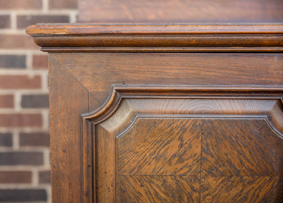 English Queen Anne Oak Sideboard