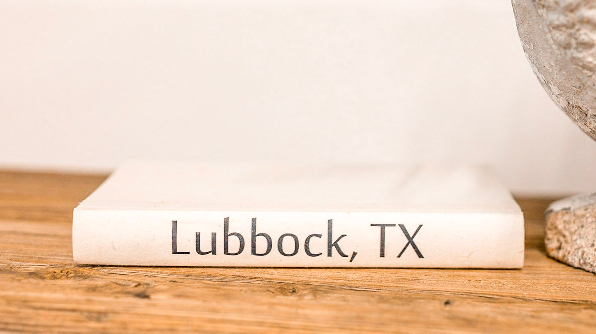 Lubbock Coordinates Coffee Table Books