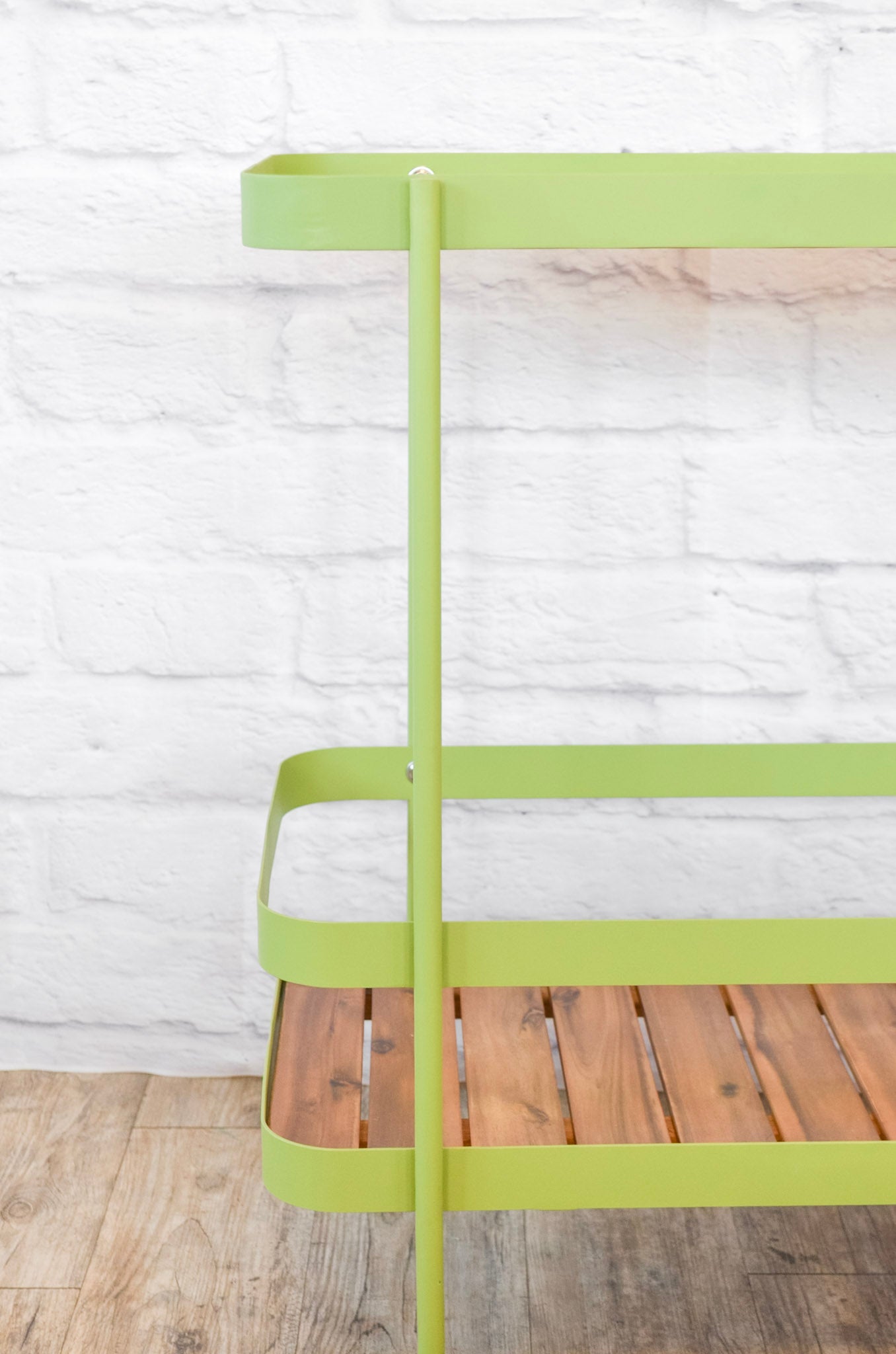 Acacia Wood & Metal Garden or Bar Cart