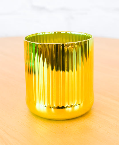 Colorful Fluted Chrome Drinkware