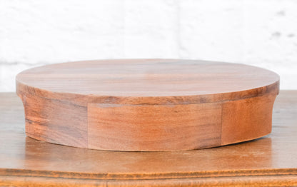 Round Acacia Wood Riser