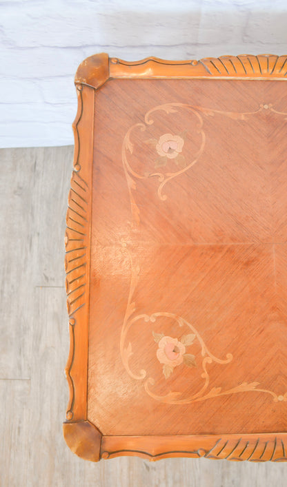 Italian Renaissance Marquetry Side Table