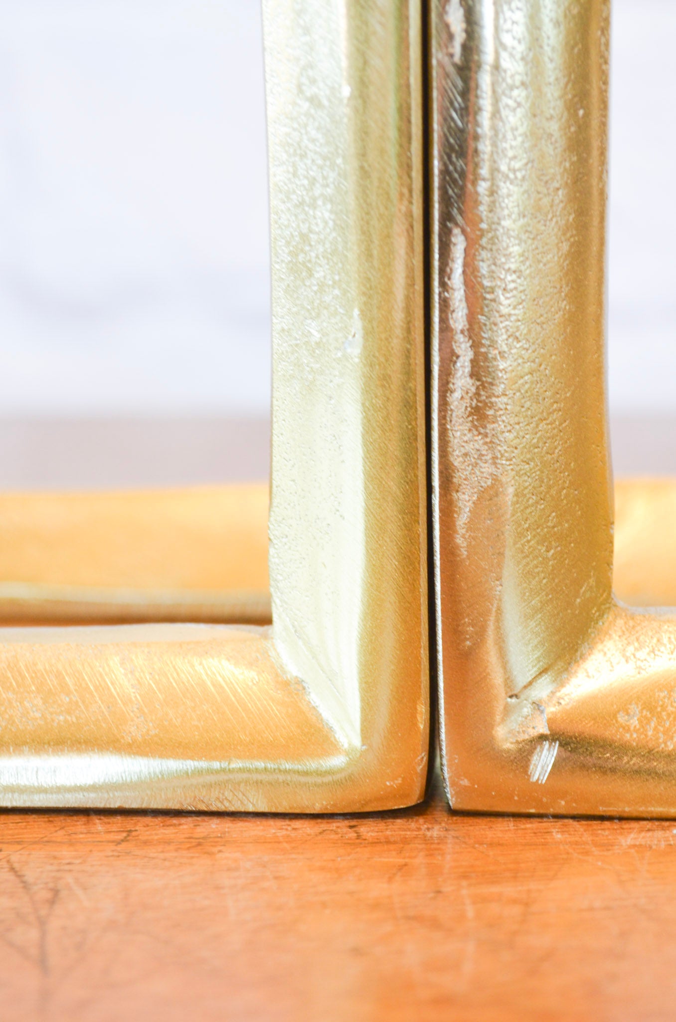 Modern Gold Bookends