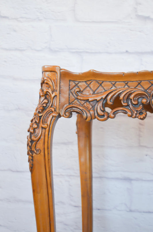 Italian Renaissance Marquetry Side Table