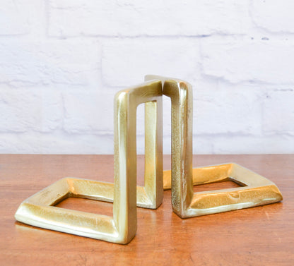 Modern Gold Bookends