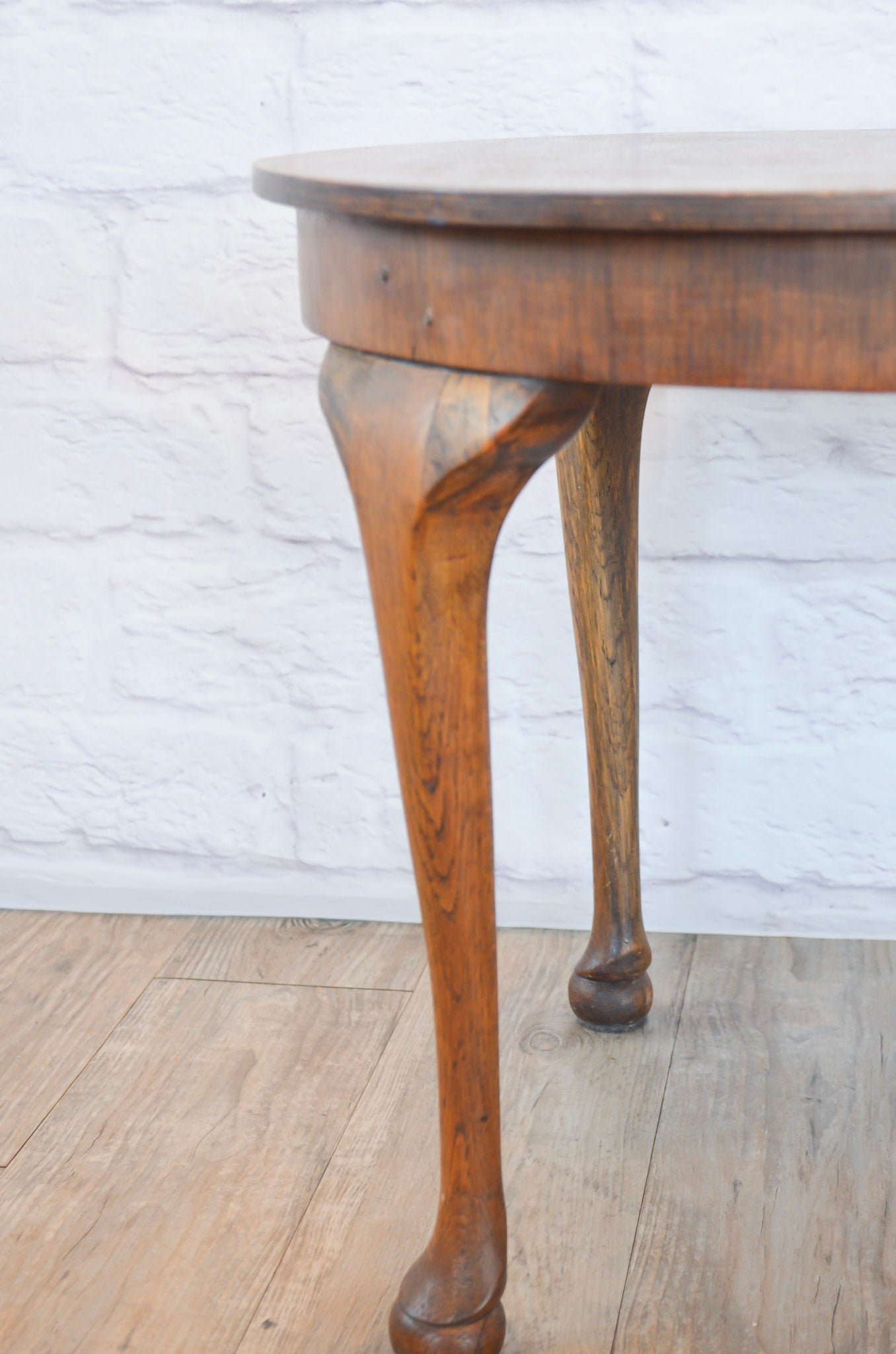 Queen Anne Oak Occasional Table