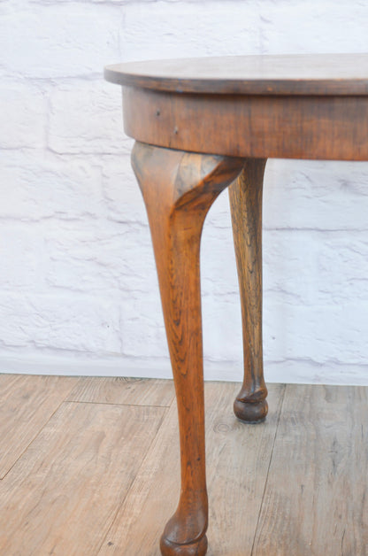 Queen Anne Oak Occasional Table