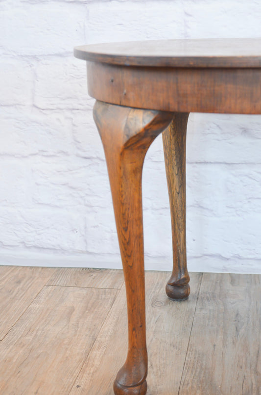Queen Anne Oak Occasional Table
