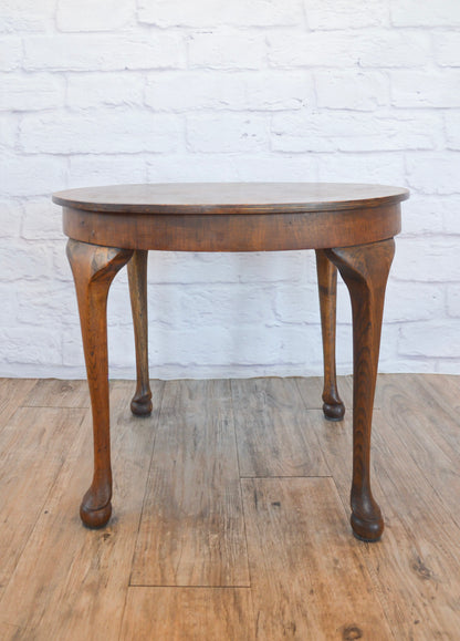 Queen Anne Oak Occasional Table